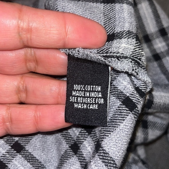 Cloudveil Mens Flannel Plaid Shirt Large Gray Button Up
Long Sleeve - Picture 6 of 6